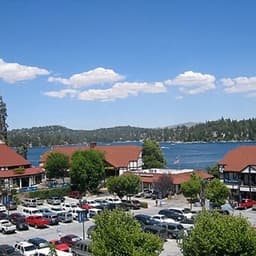 Lake Arrowhead Village on the water